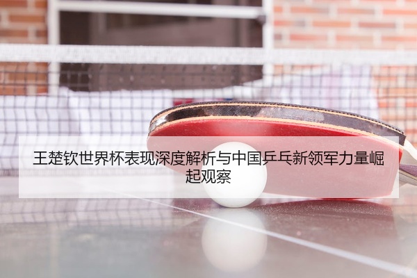 王楚钦世界杯表现深度解析与中国乒乓新领军力量崛起观察